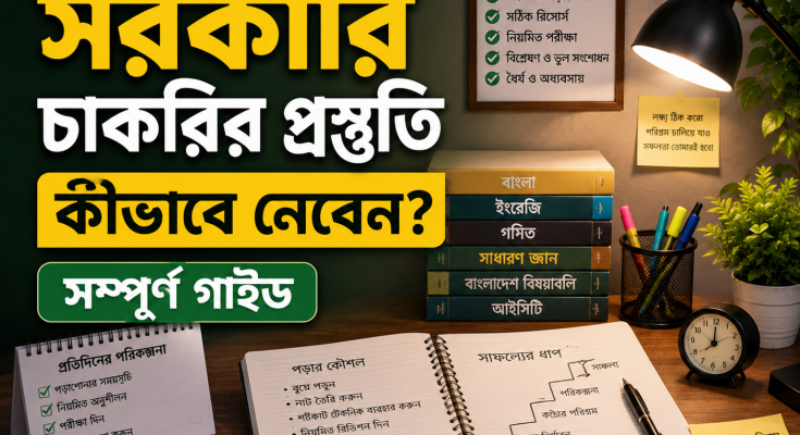 সরকারি চাকরির প্রস্তুতি কীভাবে নেবেন? সম্পূর্ণ গাইড