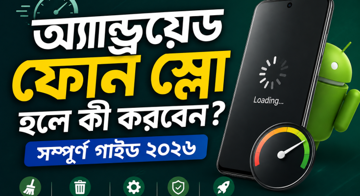 অ্যান্ড্রয়েড ফোন স্লো হলে কী করবেন? সম্পূর্ণ গাইড ২০২৬