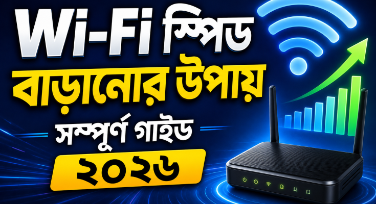 Wi-Fi স্পিড বাড়ানোর উপায় সম্পূর্ণ গাইড ২০২৬