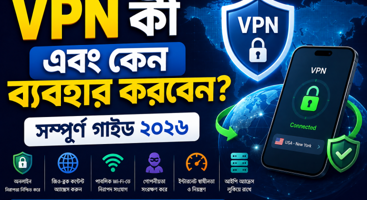VPN কী এবং কেন ব্যবহার করবেন? সম্পূর্ণ গাইড ২০২৬